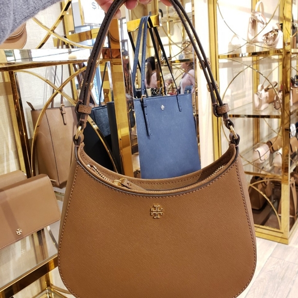 NWT!!! TORYBURCH EMERSON SHOULDER BAG (BROWN) - Picture 2 of 8